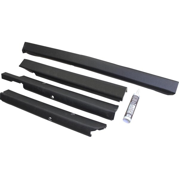 Aftermarket AMSS20006 Qwik Fit Corner Post Kit, Black AMSS20006-ABL - main